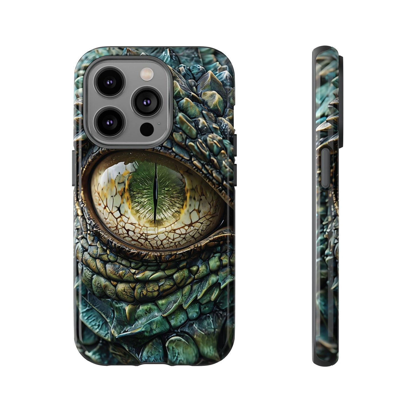 A Dragon's Eye With Intricate Scales phone case design.