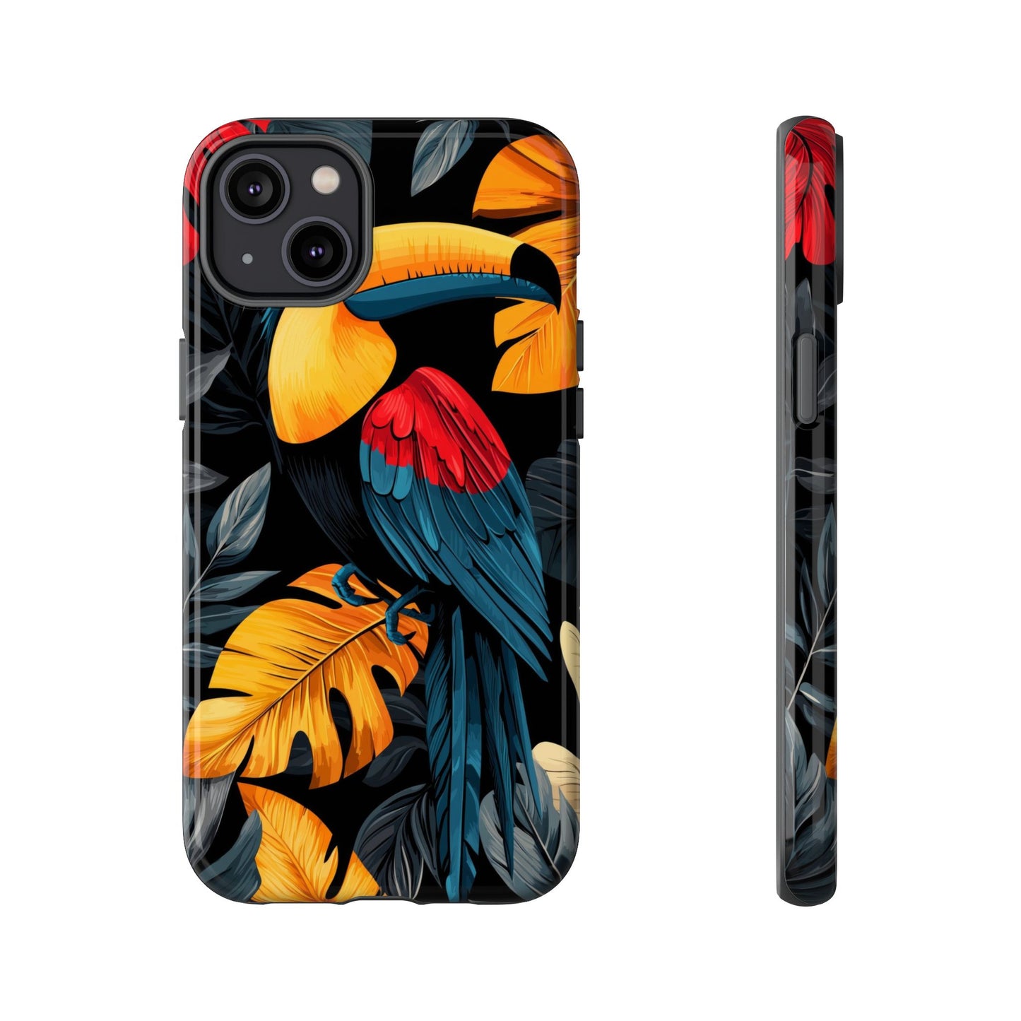 Exotic Toucan Feathers Phone Case – Nature’s Elegance for iPhone, Pixel & Samsung
