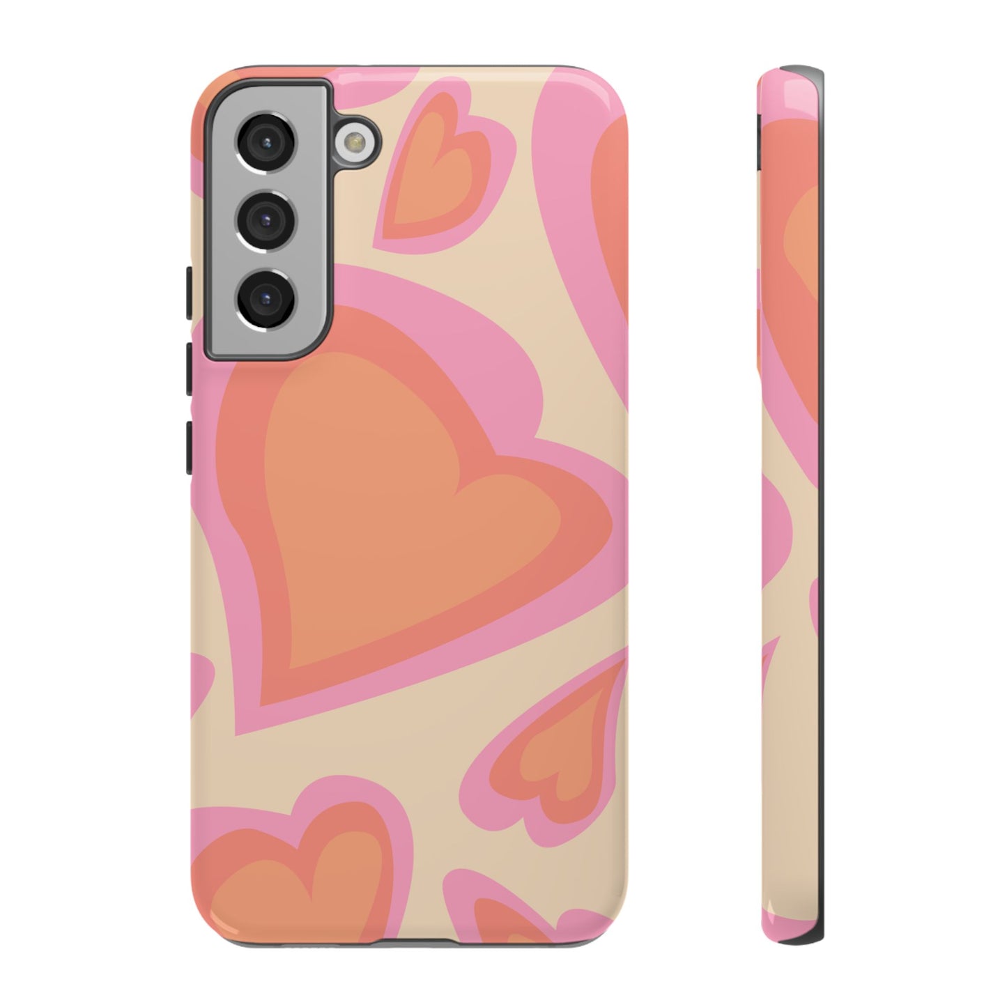 Retro Heart Phone Case – Cute Vintage Aesthetic for iPhone, Samsung & Google Pixel