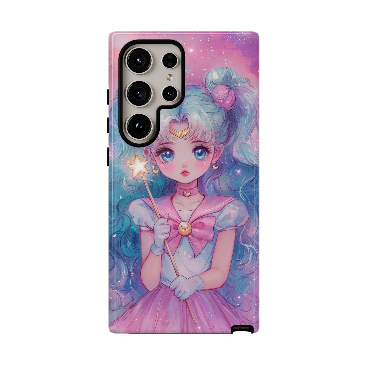 Magical Moon Guardian Anime Phone Case for iPhone, Samsung, Google Pixel