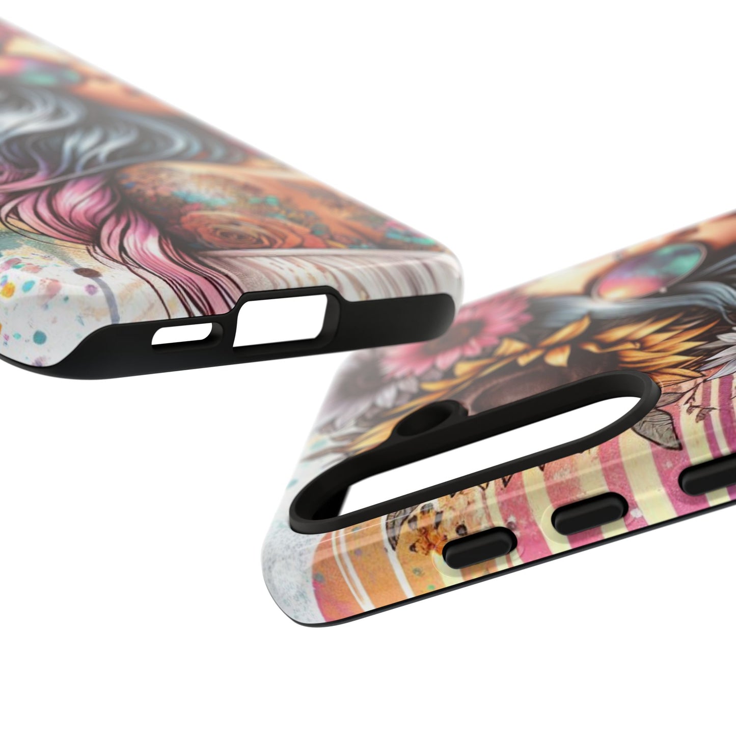 Retro Boho Wanderer – Sunflower Hippie Van Mobile Cover