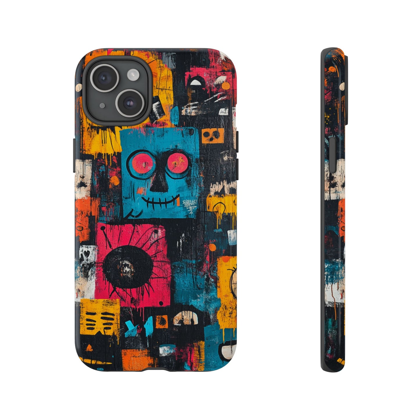 Jean-Michel Basquiat Art Phone Case – Modern Aesthetic Cover - iPhone, Samsung & Google Pixel Cover - Artistic Painting Case, Art Lover Gift