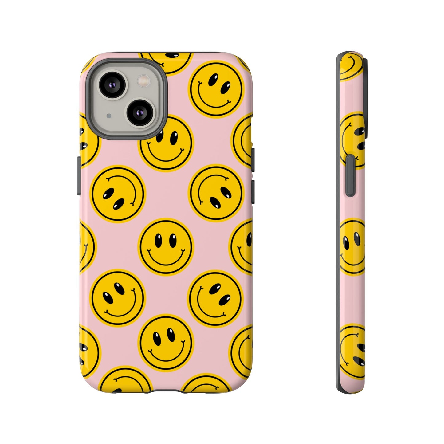 Retro Smiley Face Phone Case – Vintage Aesthetic Cover for iPhone, Samsung & Google Pixel