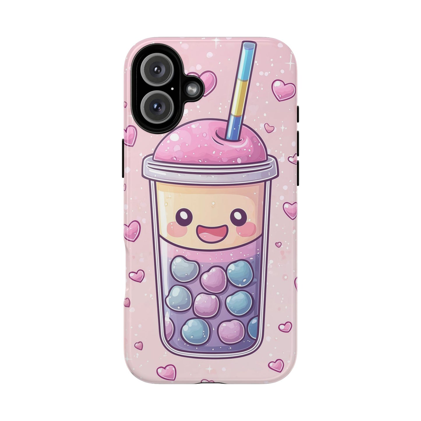 Sweet Bubble Tea Love Phone Case for iPhone, Samsung, Google Pixel