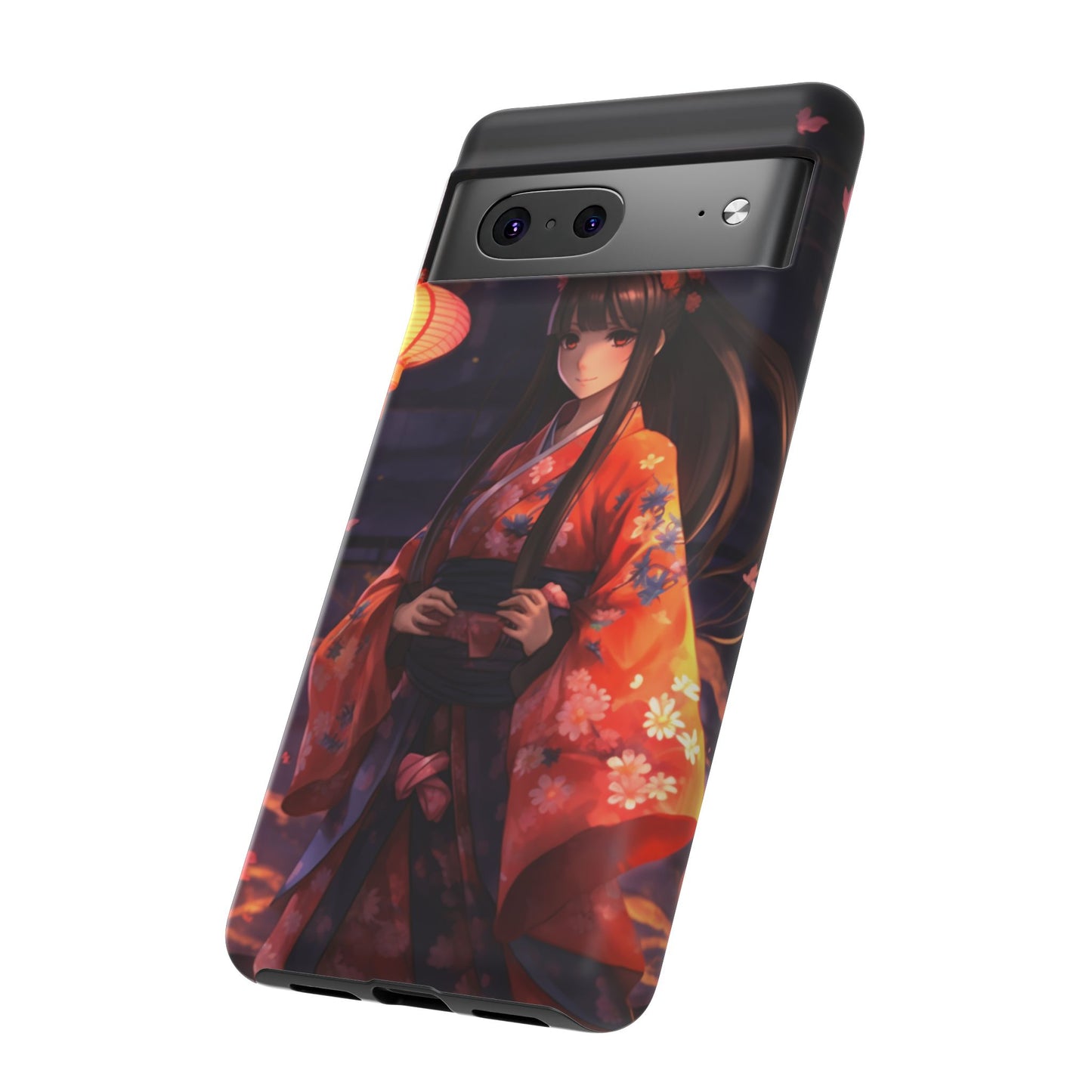 Anime Girl Phone Case - Cute Aesthetic Cover for iPhone, Samsung & Google Pixel, Girly Phone Case, Kawaii Phone Case, Anime Lover Gift