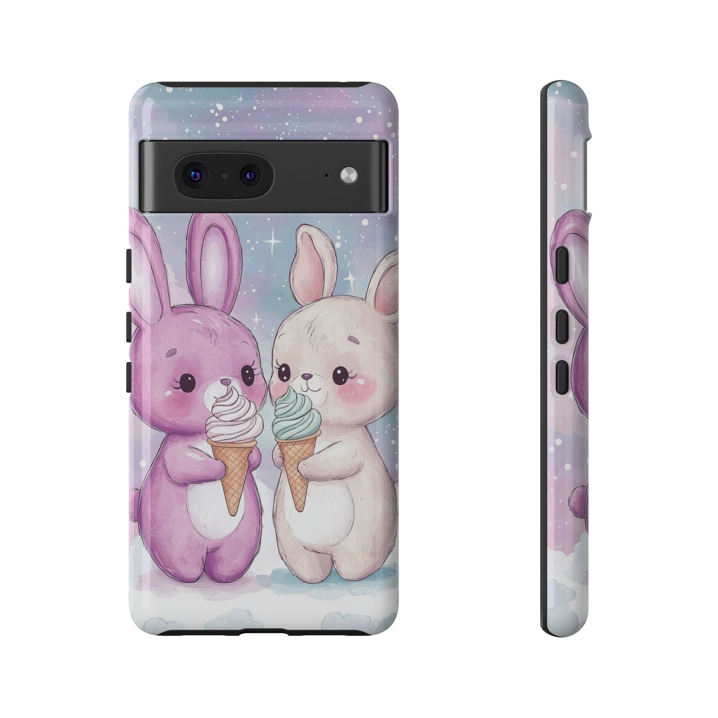 Sweet Bunny Bliss - Kawaii Anime Phone Case for iPhone, Samsung, Google Pixel