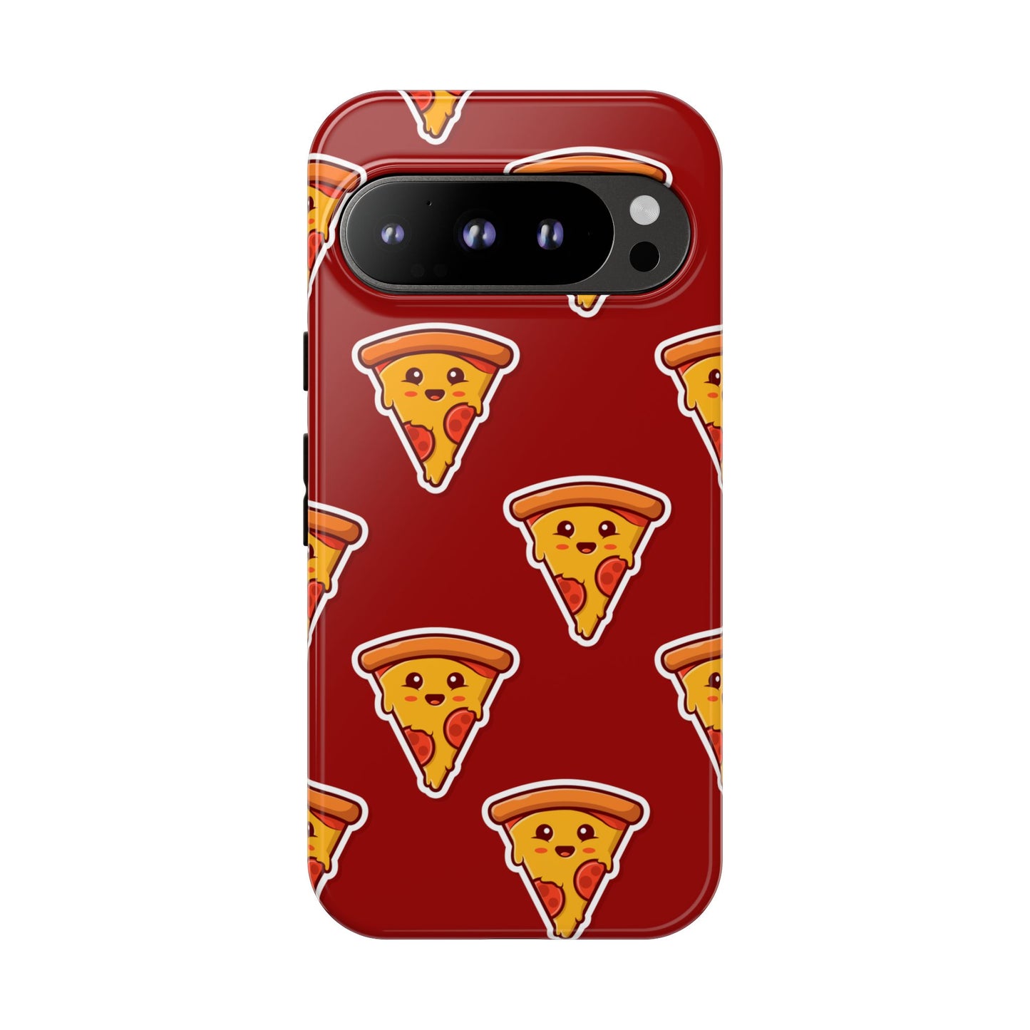 Kawaii Pizza Slice Phone Case – iPhone, Google Pixel, Samsung for iPhone, Samsung & Google Pixel