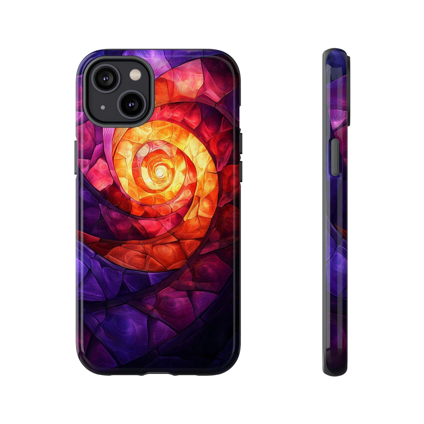 Retro Spiral Psychedelic Phone Case for iPhone, Samsung & Pixel