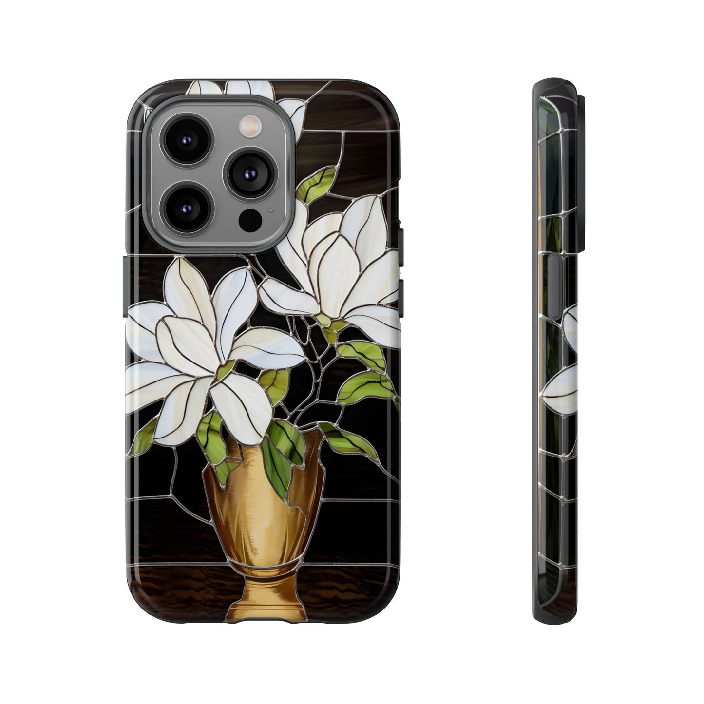 Stained Glass Floral Phone Case