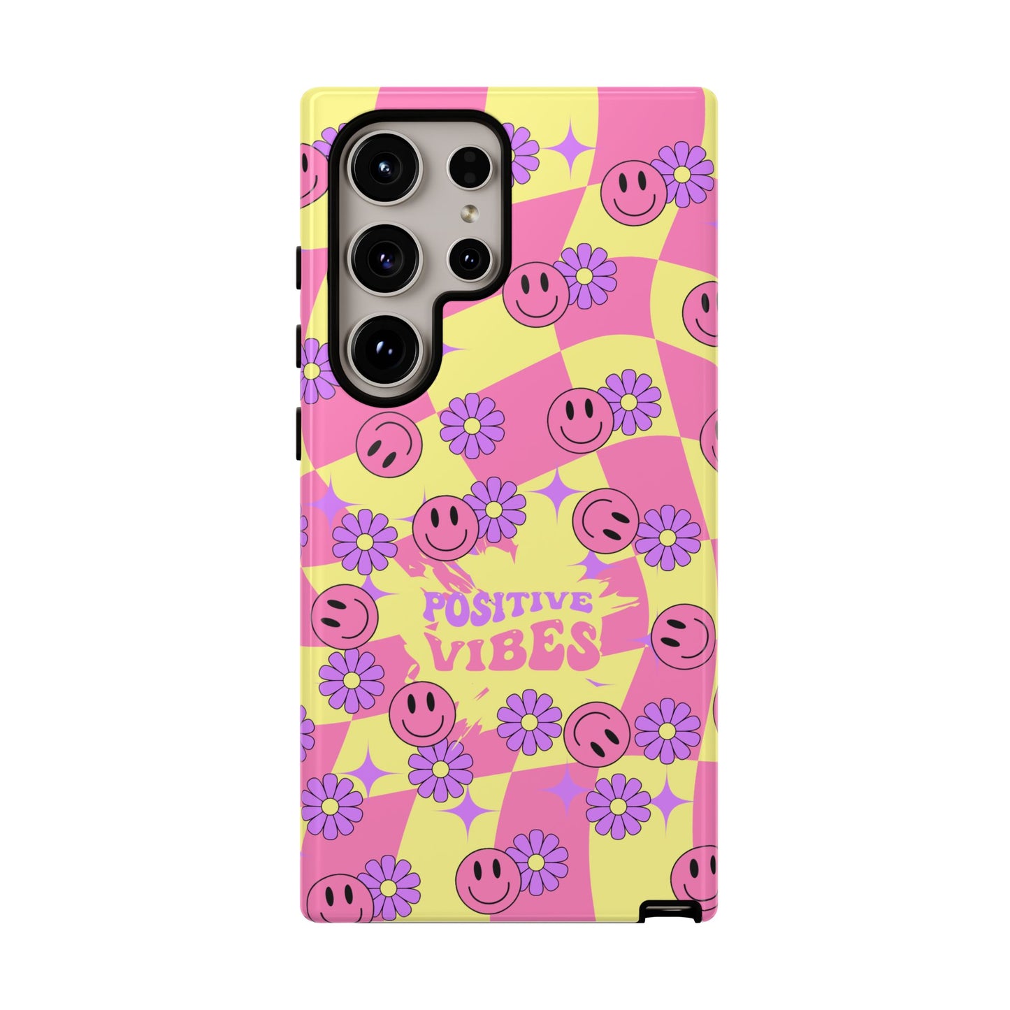 Positive Vibes Phone Case β Aesthetic Motivational Cover for iPhone, Samsung & Google Pixel