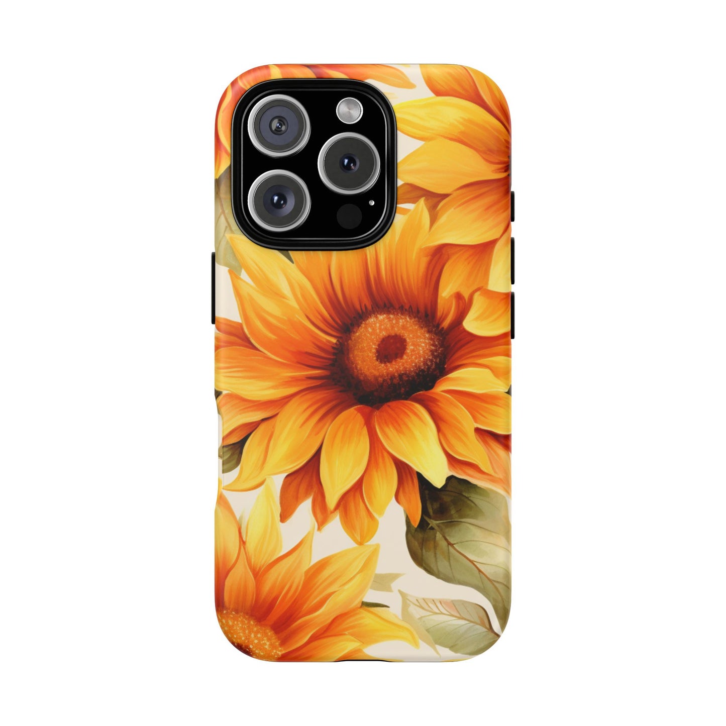 Golden Sunflower Glow Mobile Case – Radiant & Elegant