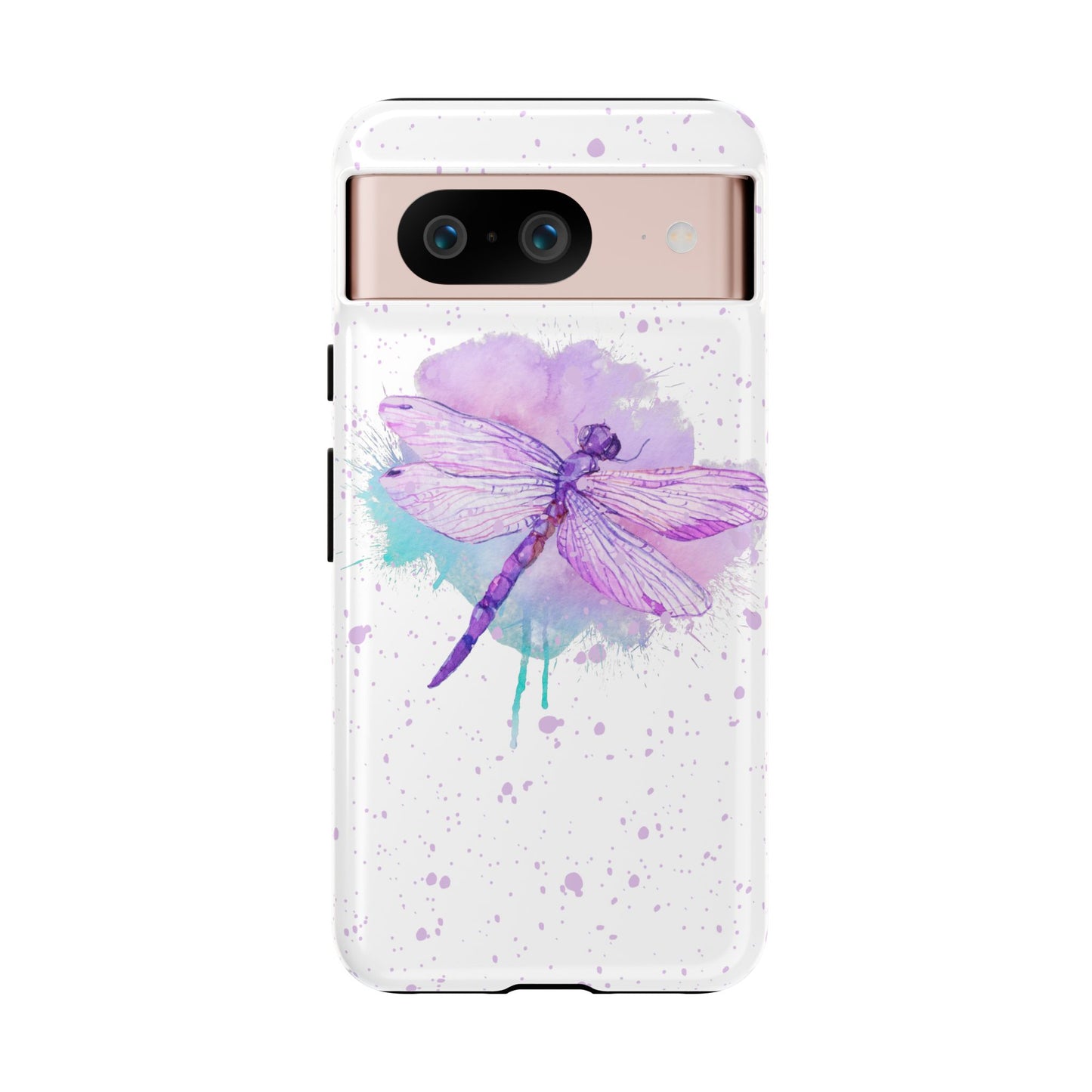Watercolor Dragonfly Print Phone Case - iPhone, Samsung & Google Pixel Cover - Artistic Phone Case, Insect Lover Gift