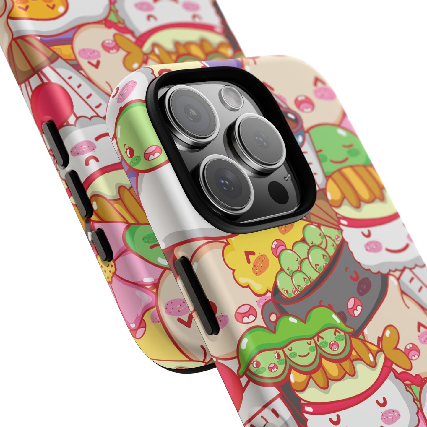 Kawaii Food Lover's Phone Case – iPhone, Google Pixel, Samsung