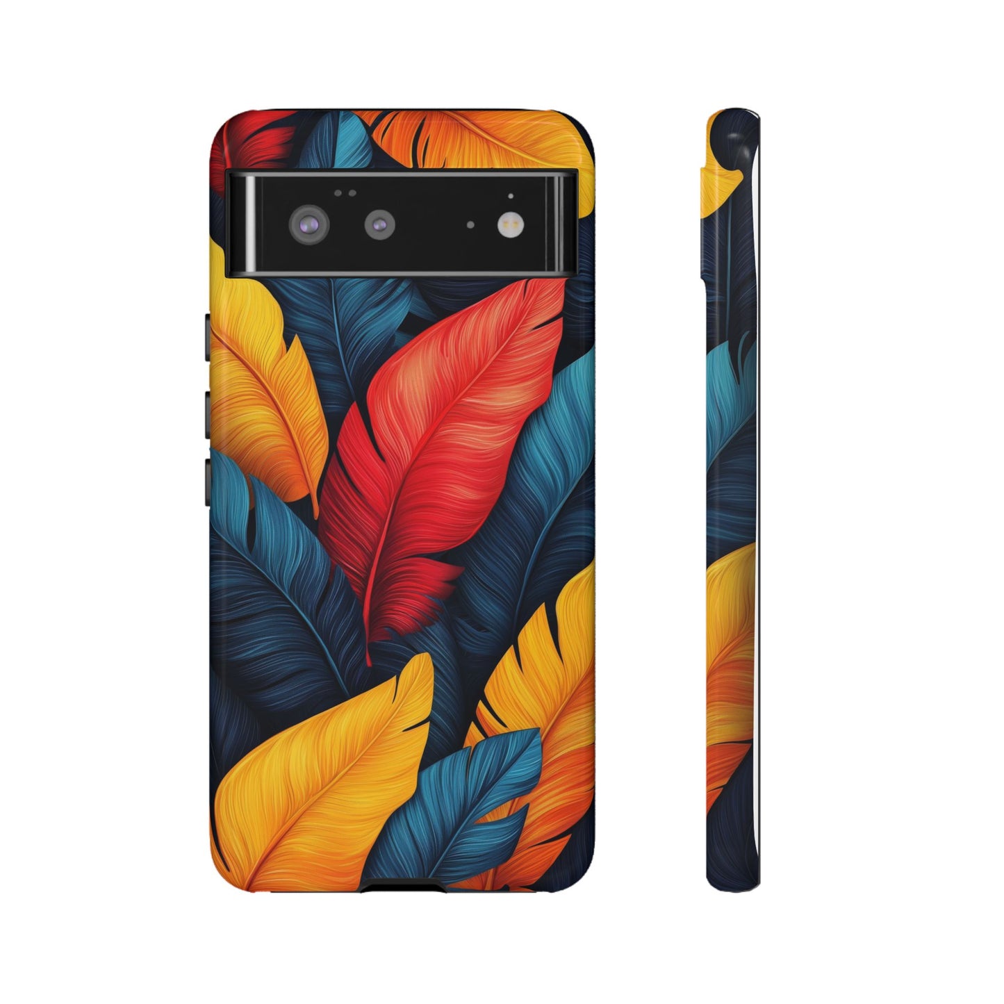 Jungle Toucan Feathers Phone Case β Vibrant & Unique for iPhone, Pixel & Samsung