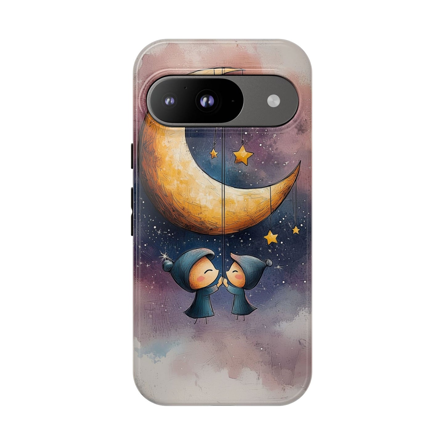 Dreamy Moonlight Duo Phone Case for iPhone, Samsung, Google Pixel