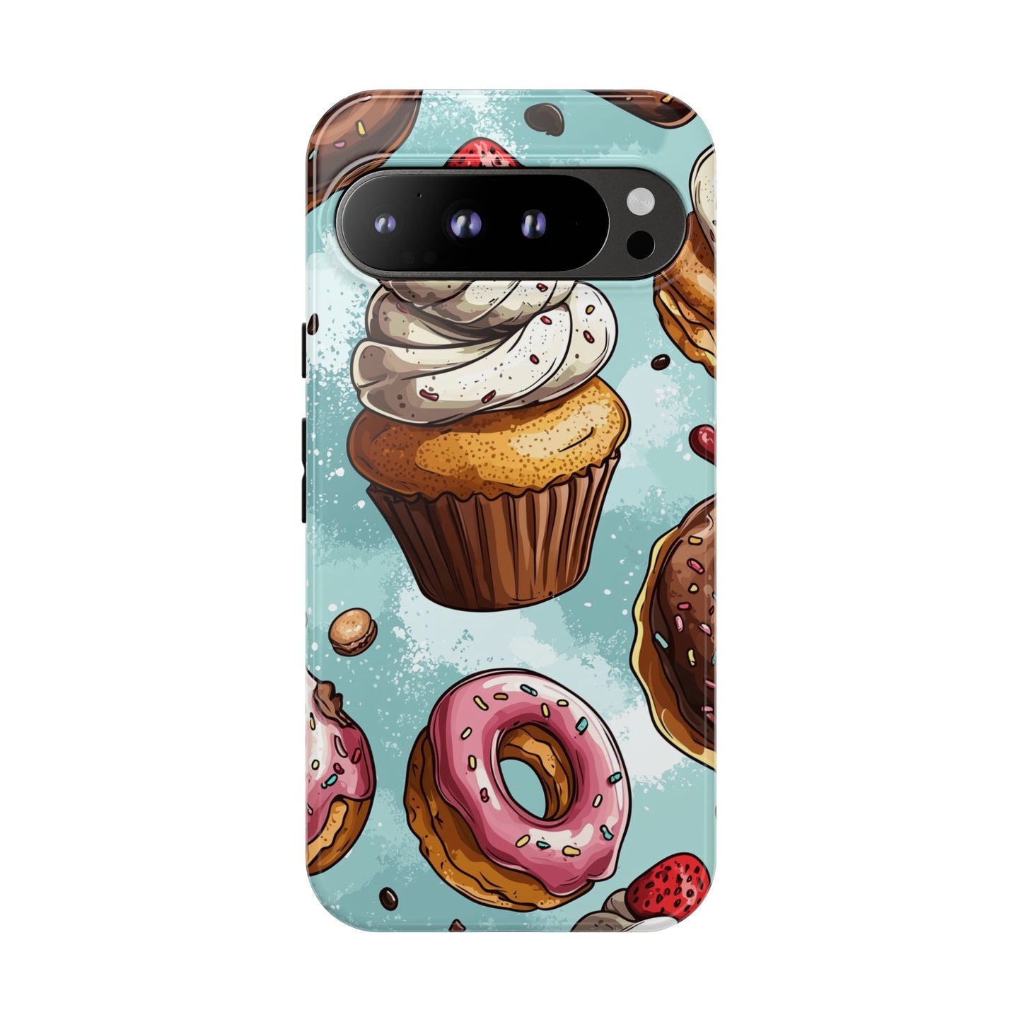 Sweet Bliss: Anime Dessert Delight Phone Case for iPhone, Samsung, Google Pixel