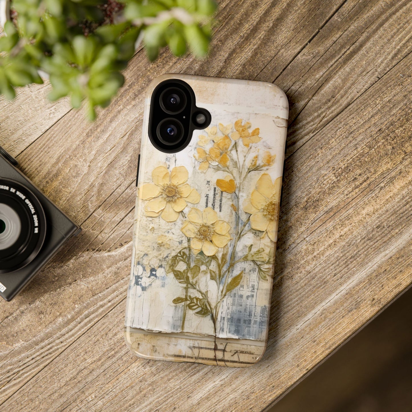 Vintage Botanical Floral Mobile Case
