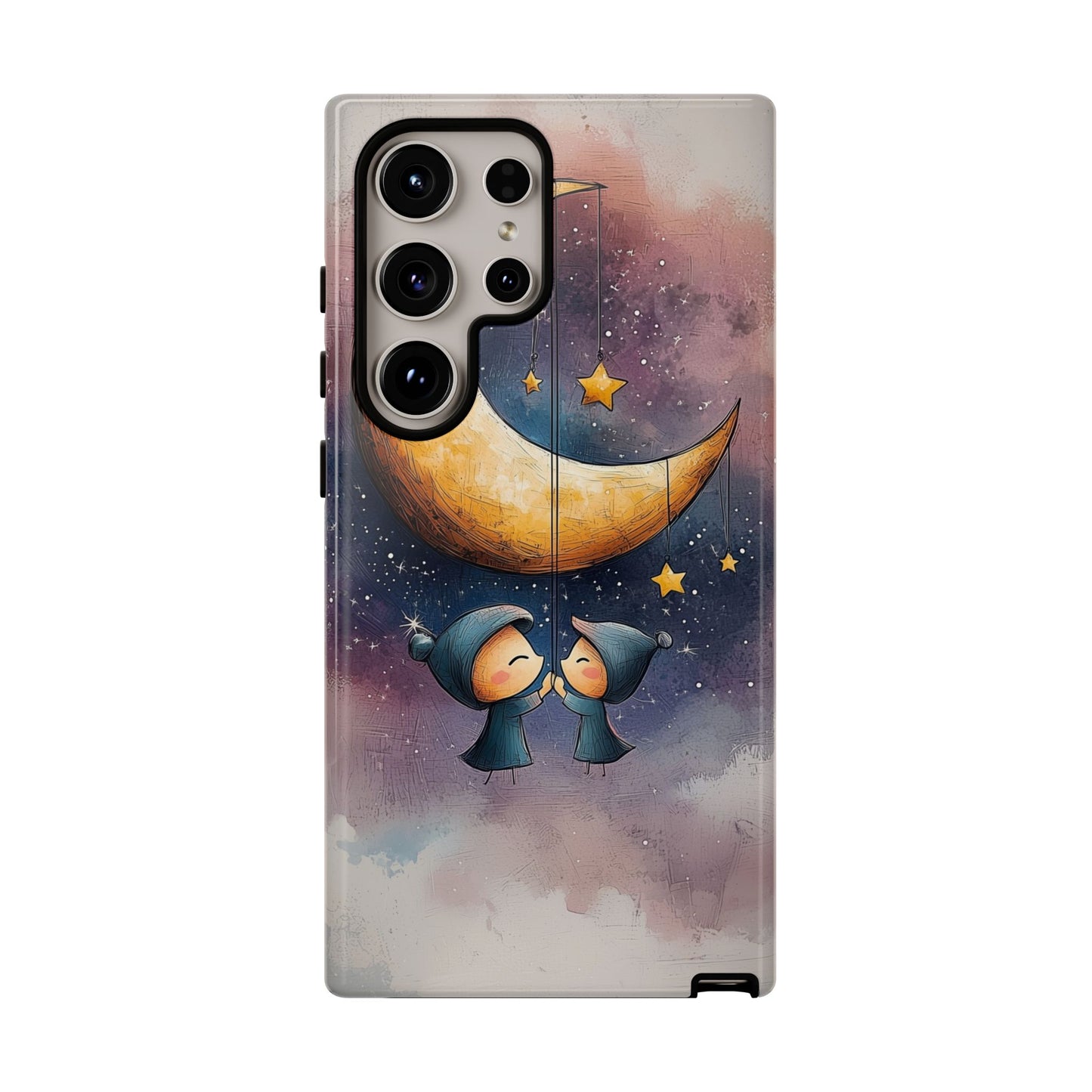 Dreamy Moonlight Duo Phone Case for iPhone, Samsung, Google Pixel