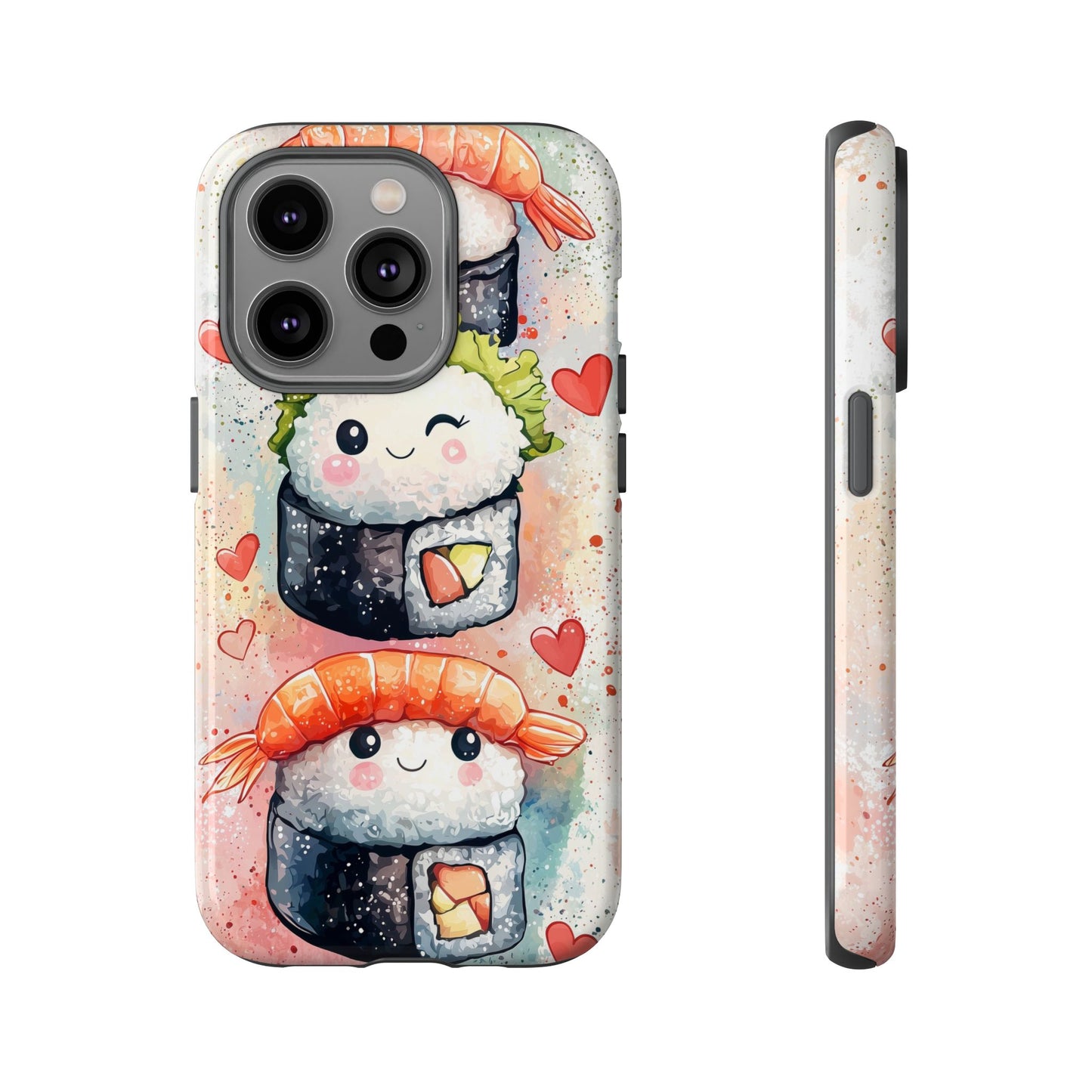 Sweet Sushi Trio - Anime Phone Case Cover for iPhone, Samsung, Google Pixel