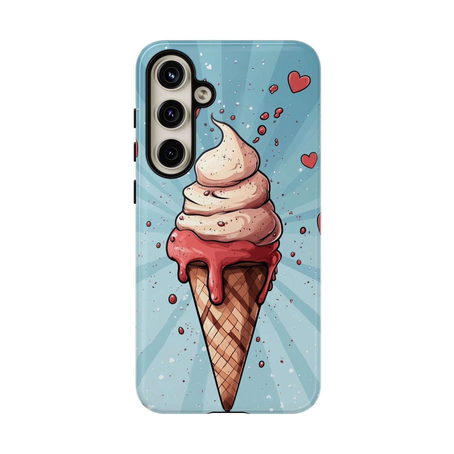 Sweet Scoop Anime Ice Cream Phone Case iPhone, Samsung, Google Pixel