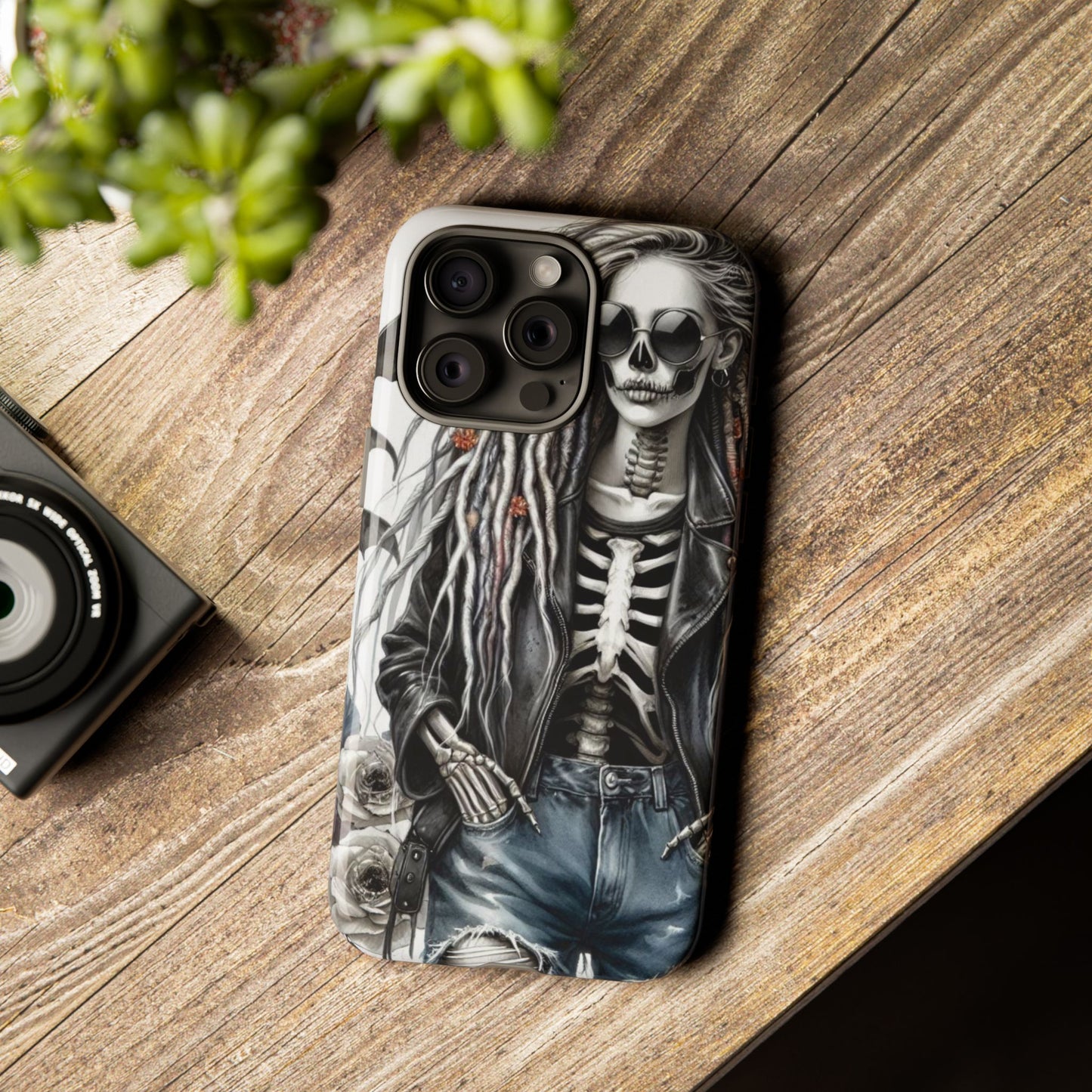 Skull Queen – Gothic Skeleton & Dark Grunge Mobile Cover