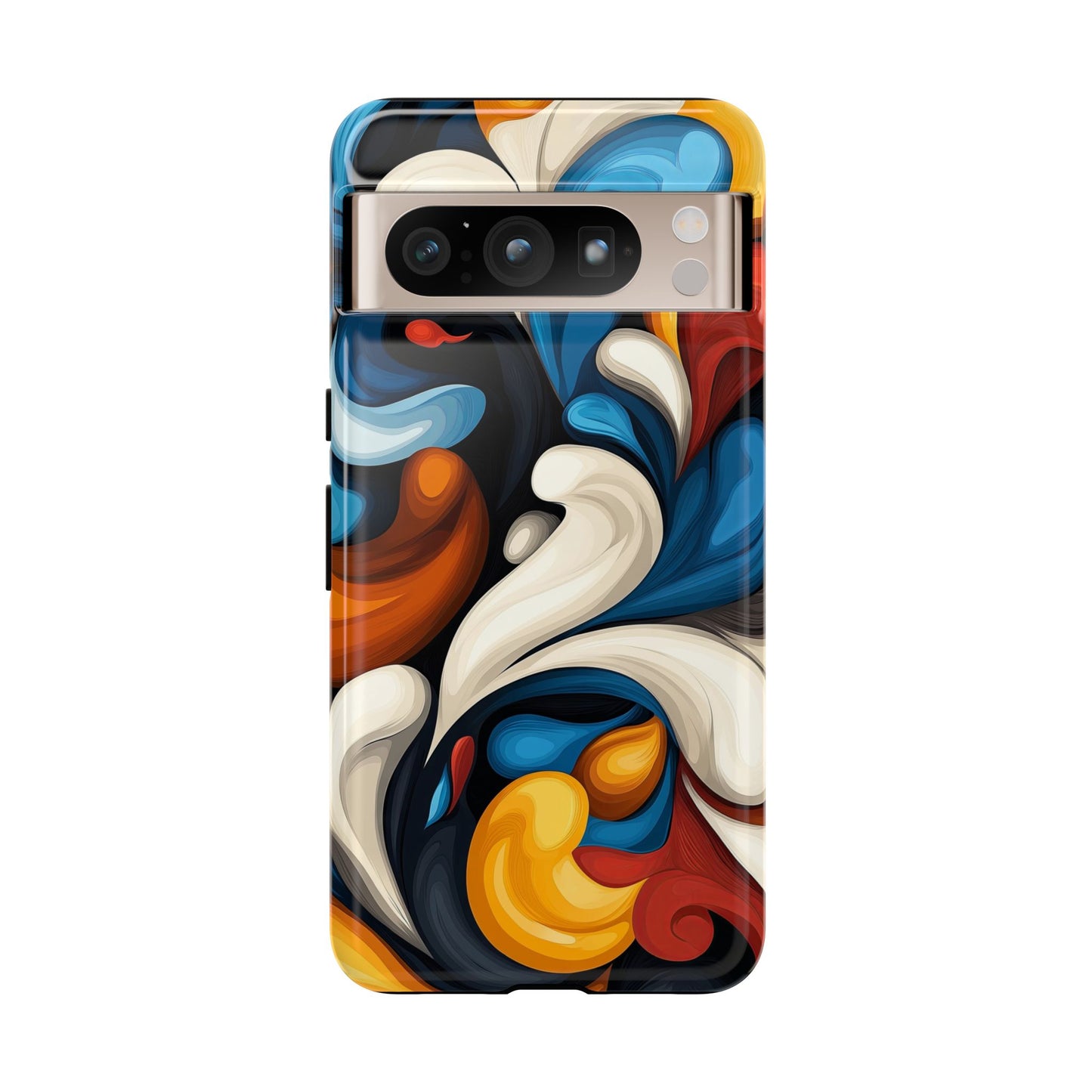 ColorSurge – Bold Fluid Abstract Phone Case for iPhone, Samsung & Pixel