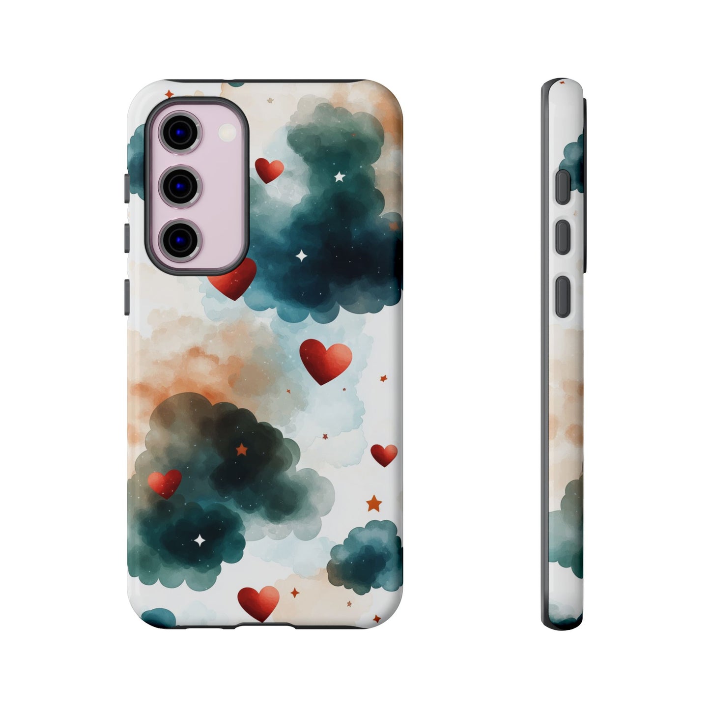 Celestial Heart Drift - Anime Aesthetic Phone Case for iPhone, Samsung, Google Pixel