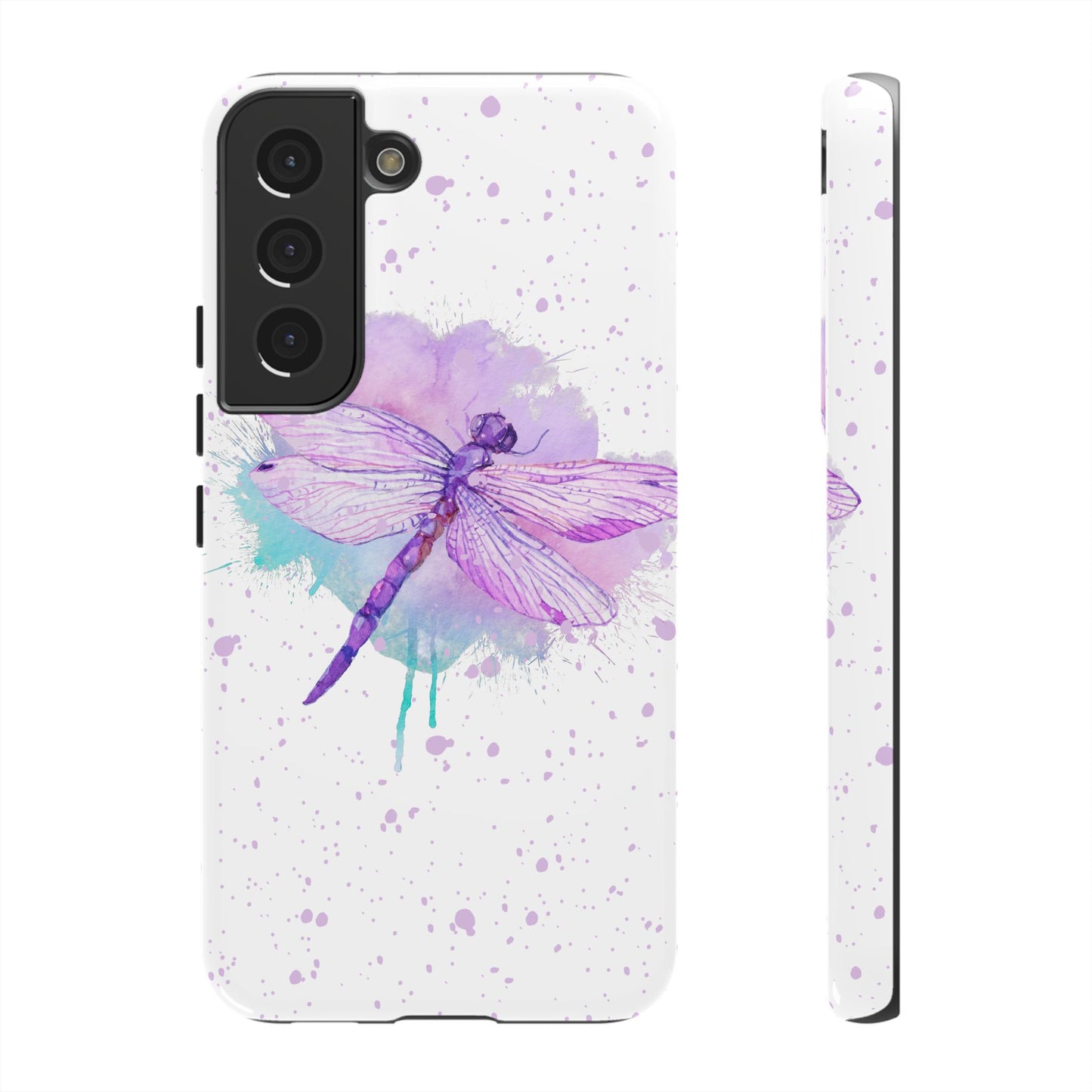 Watercolor Dragonfly Print Phone Case - iPhone, Samsung & Google Pixel Cover - Artistic Phone Case, Insect Lover Gift