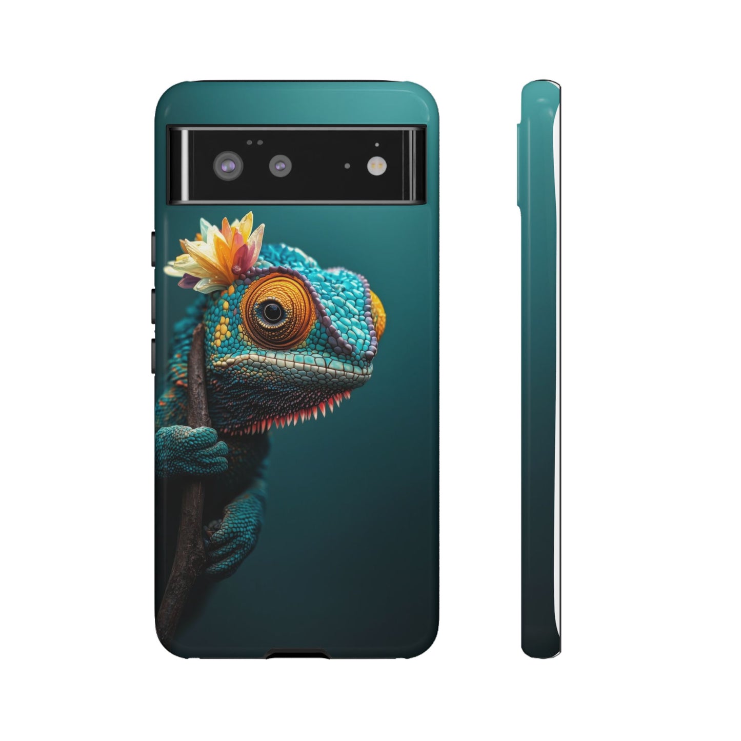Color Shift Chameleon – Vibrant Reptile Skin Phone Case for iPhone, Pixel & Samsung