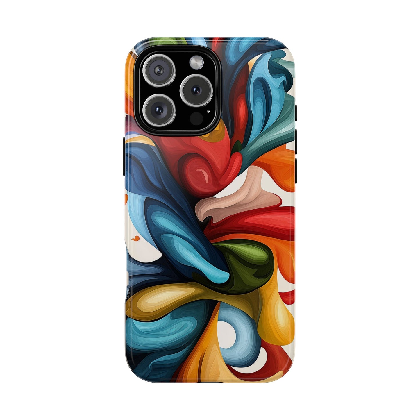 Chromatic Swirl – Abstract Expression Phone Case for iPhone, Samsung & Pixel