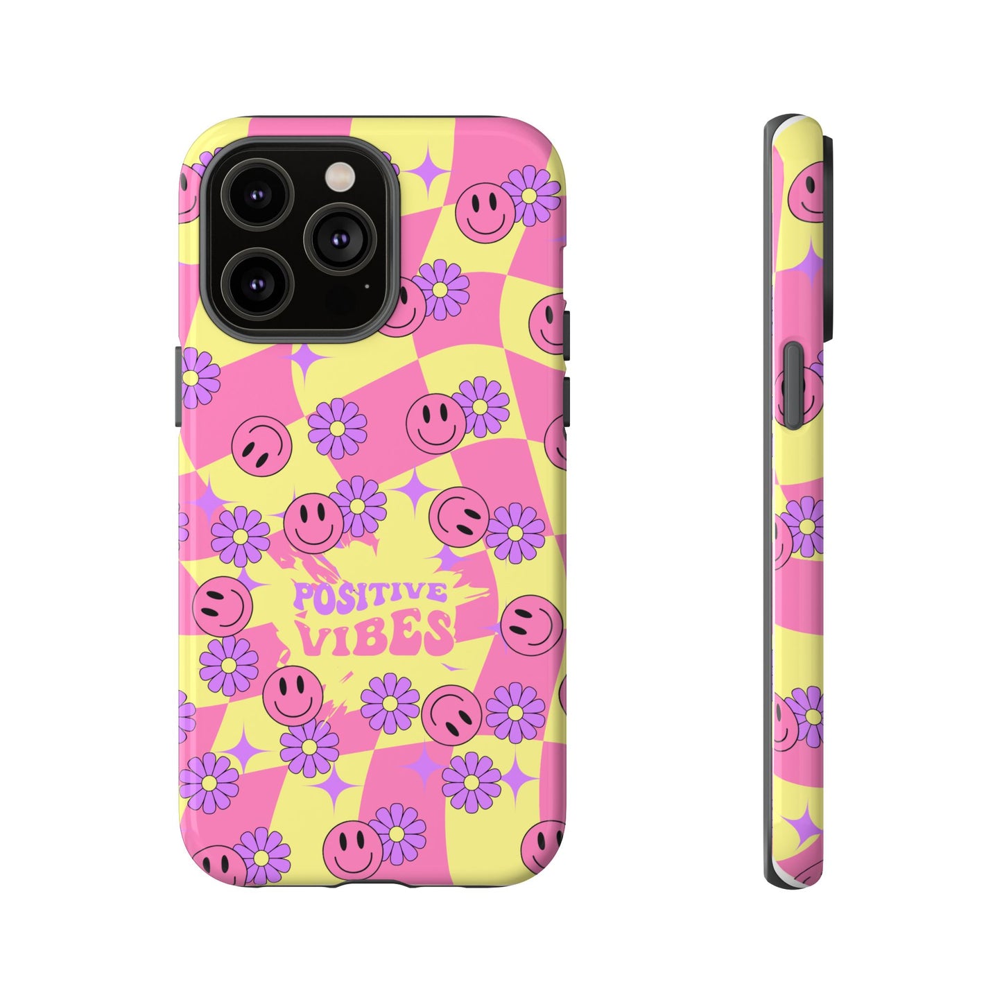 Positive Vibes Phone Case β Aesthetic Motivational Cover for iPhone, Samsung & Google Pixel