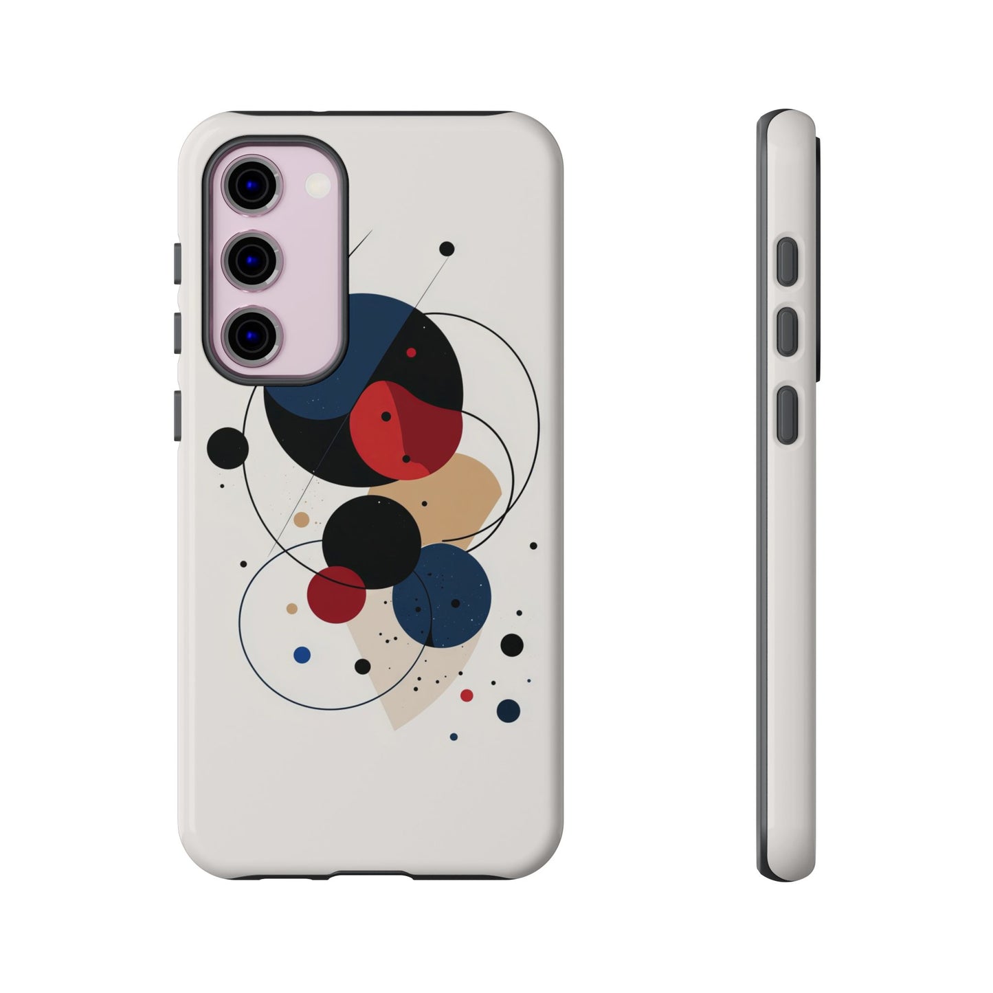 Celestial Flow – Abstract Minimal Art Phone Case for iPhone, Samsung & Pixel