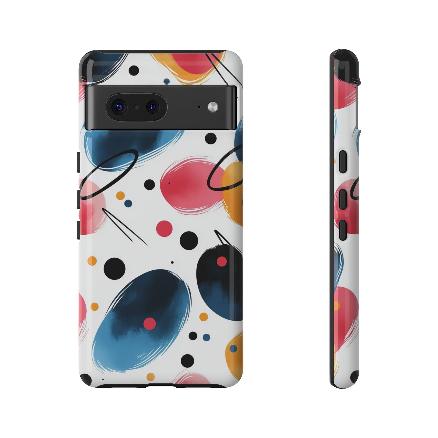 Retro Memphis Vibes – Abstract Art Phone Case for iPhone, google Pixel & Samsung