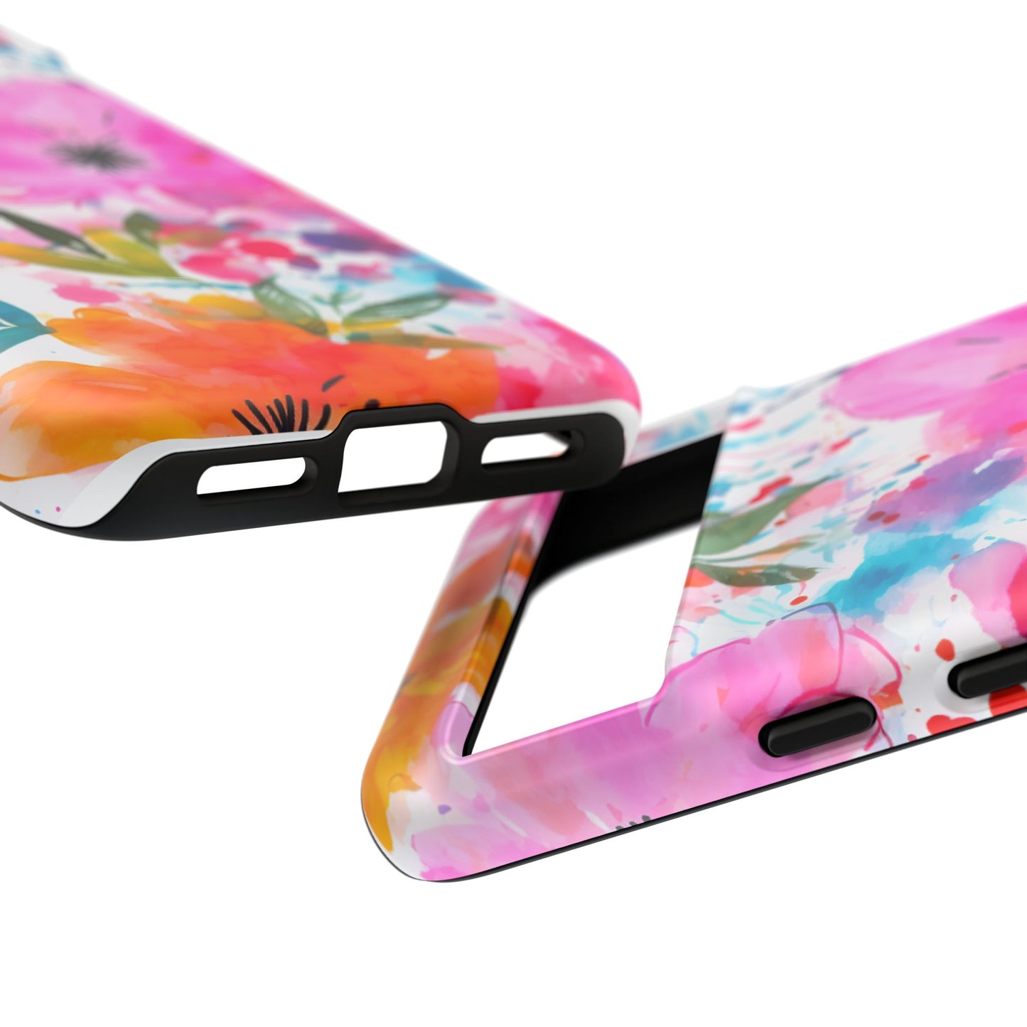 Vibrant Watercolor Floral Phone Case – Artistic & Colorful Design