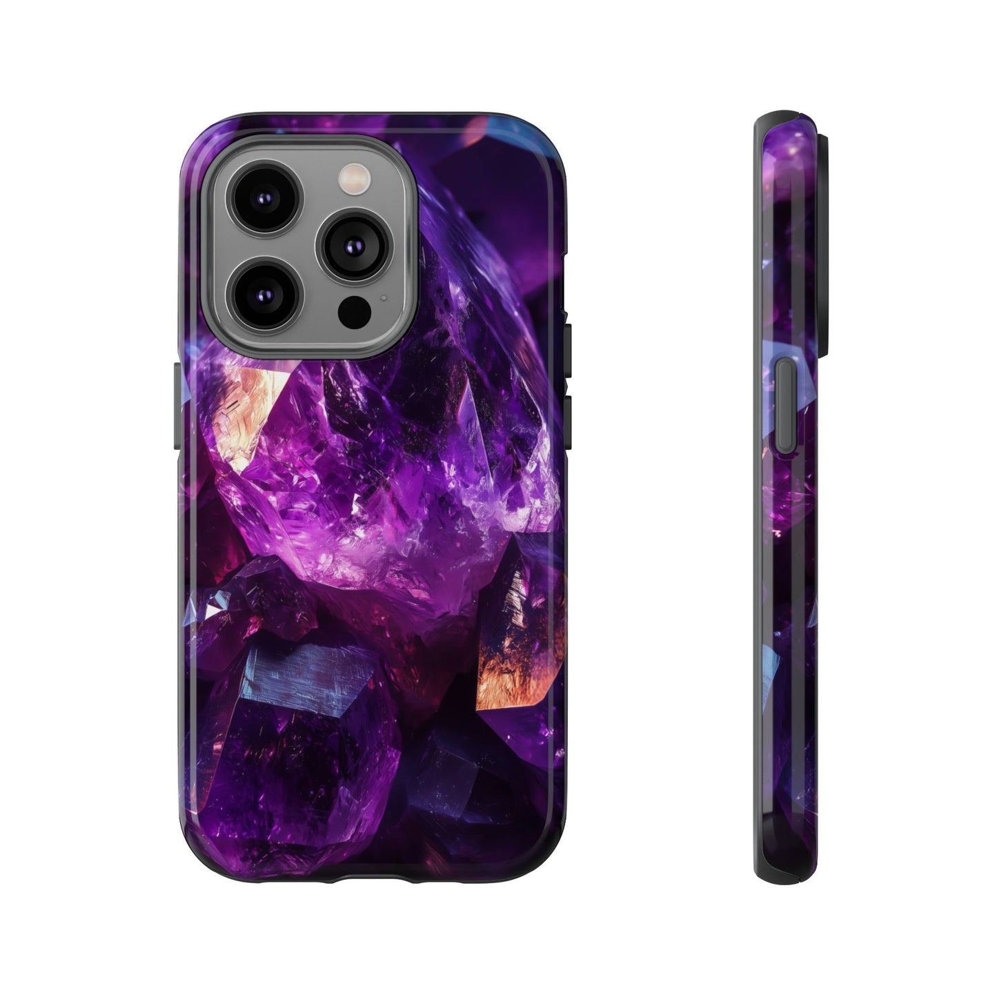 Royal Amethyst Stones Crystals Phone Case for iPhone, Samsung & Google Pixel