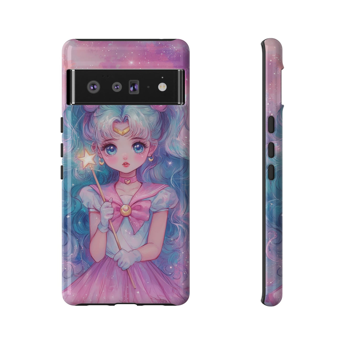 Magical Moon Guardian Anime Phone Case for iPhone, Samsung, Google Pixel