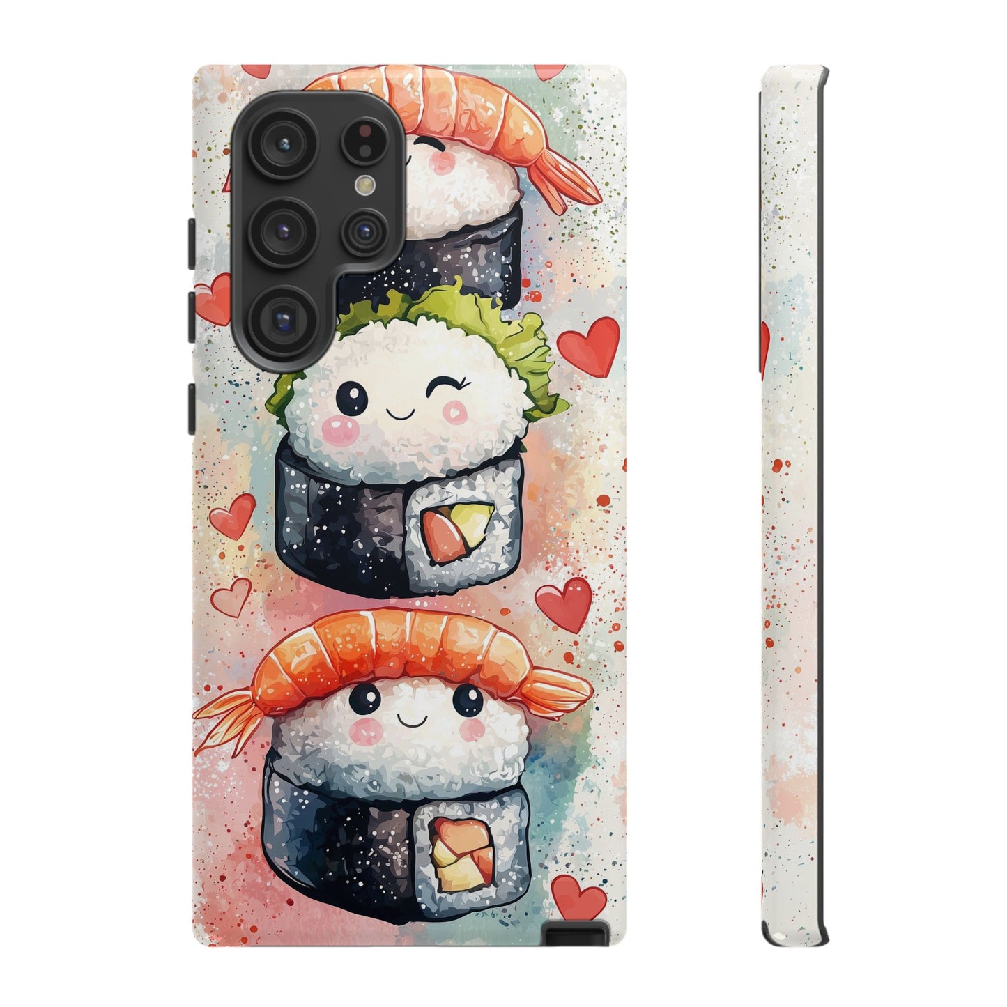 Sweet Sushi Trio - Anime Phone Case Cover for iPhone, Samsung, Google Pixel