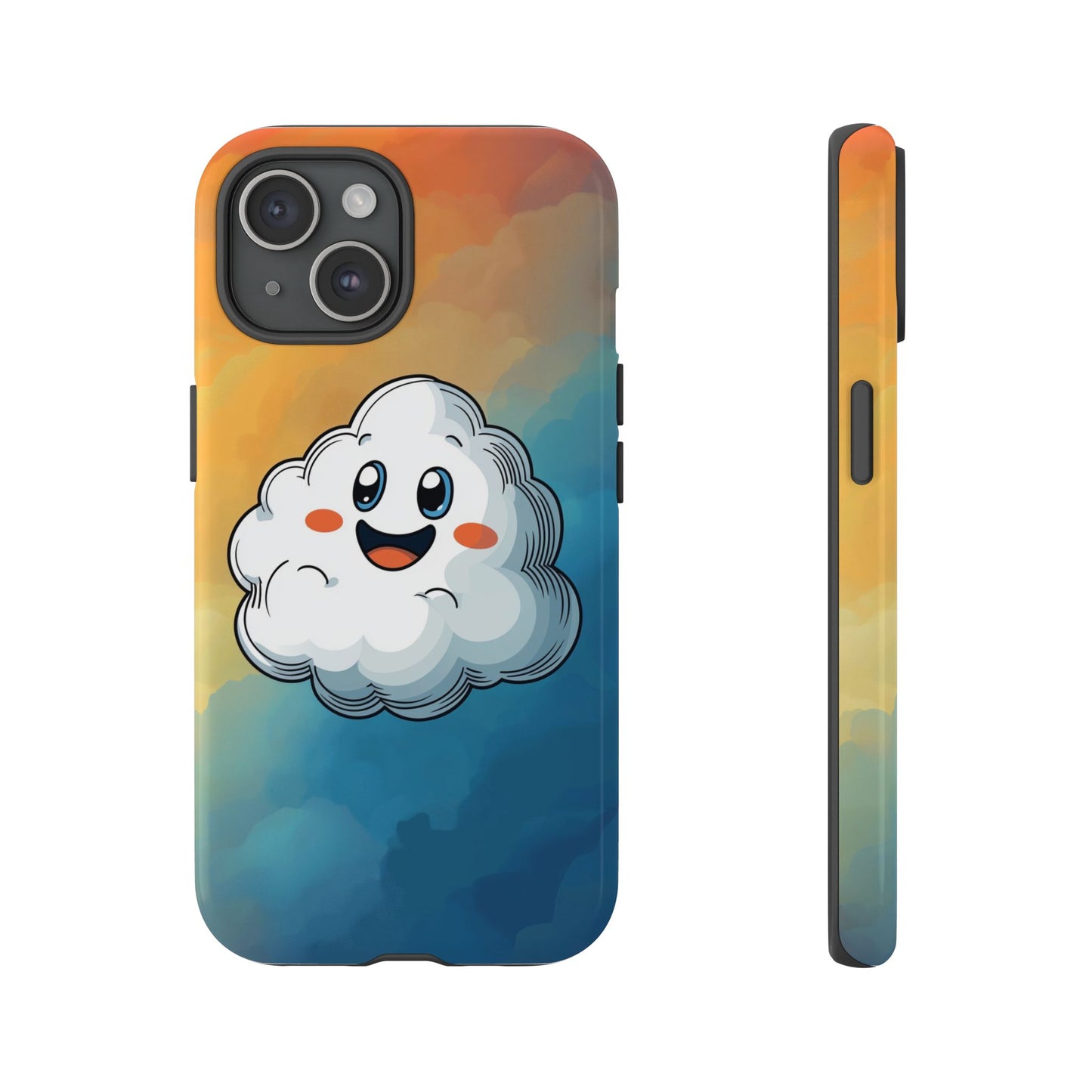 Happy Cloud Anime Phone Case for iPhone, Samsung, Google Pixel