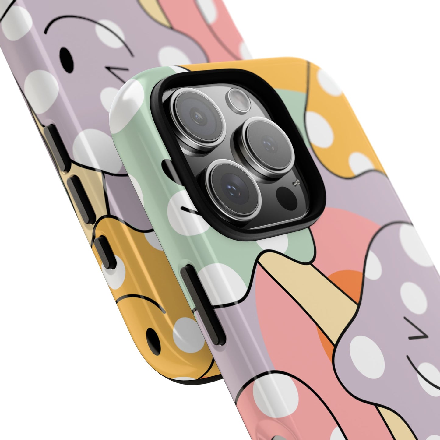 Retro Smiley Mushroom Phone Case β Cute 70s Aesthetic for iPhone, Samsung & Google Pixel