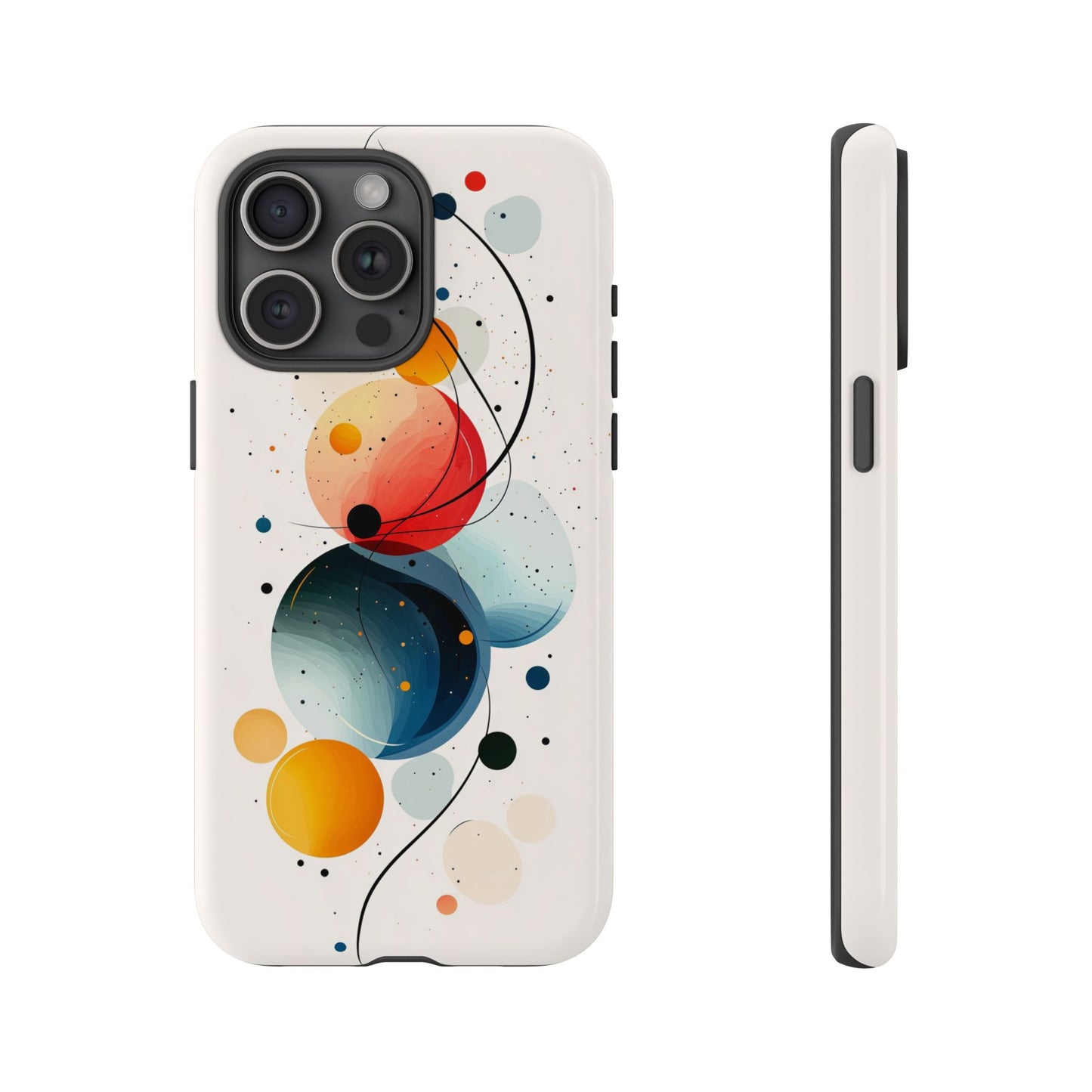 Orbital Drift – Cosmic Flow Abstract Phone Case for iPhone, Samsung & Pixel