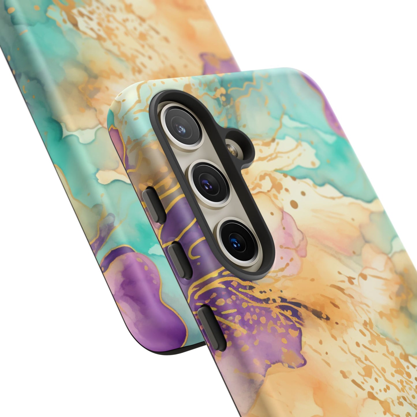 Golden Aura Abstract Watercolor Mobile Case