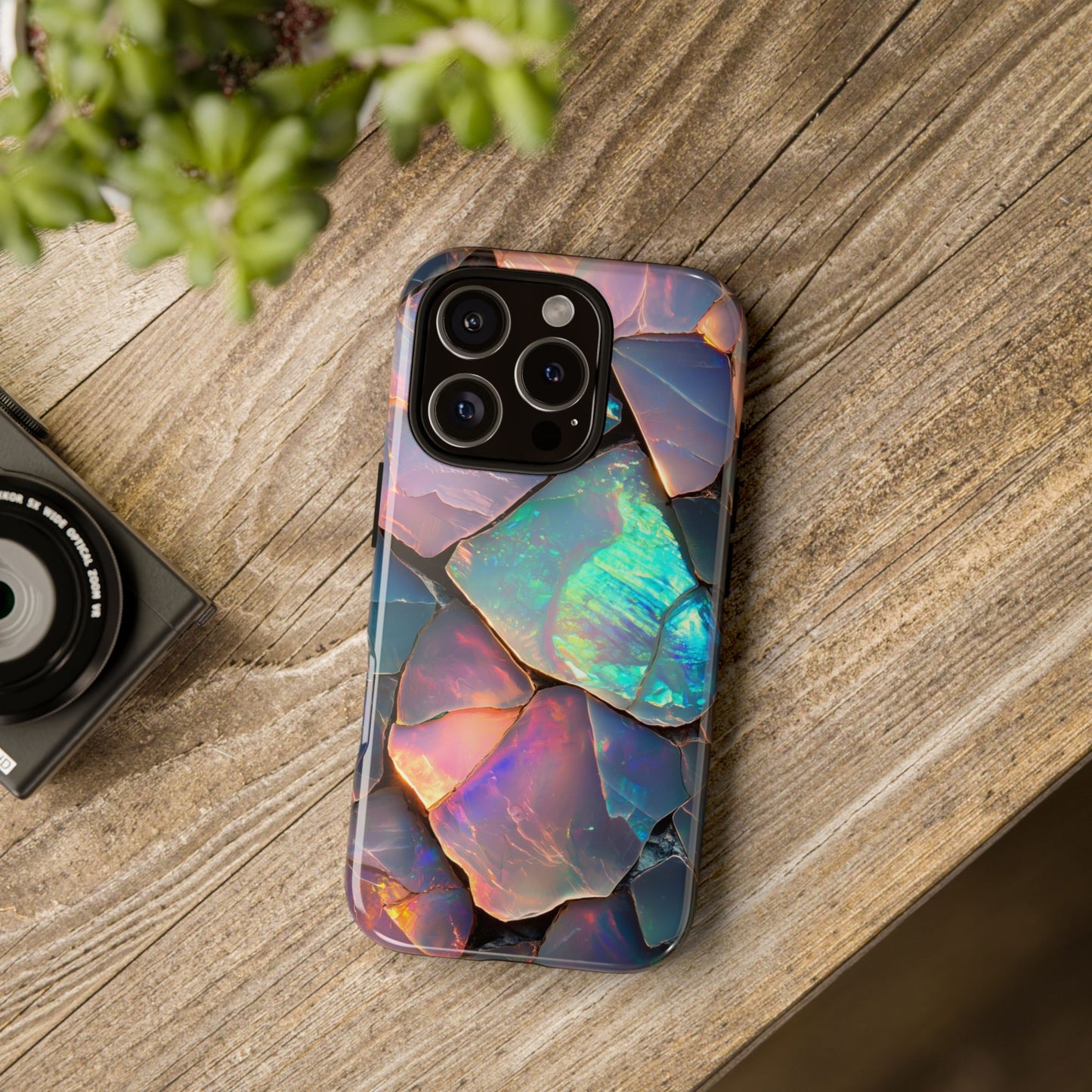 Iridescent Opal Shard Phone Case for iPhone, Samsung & Google Pixel