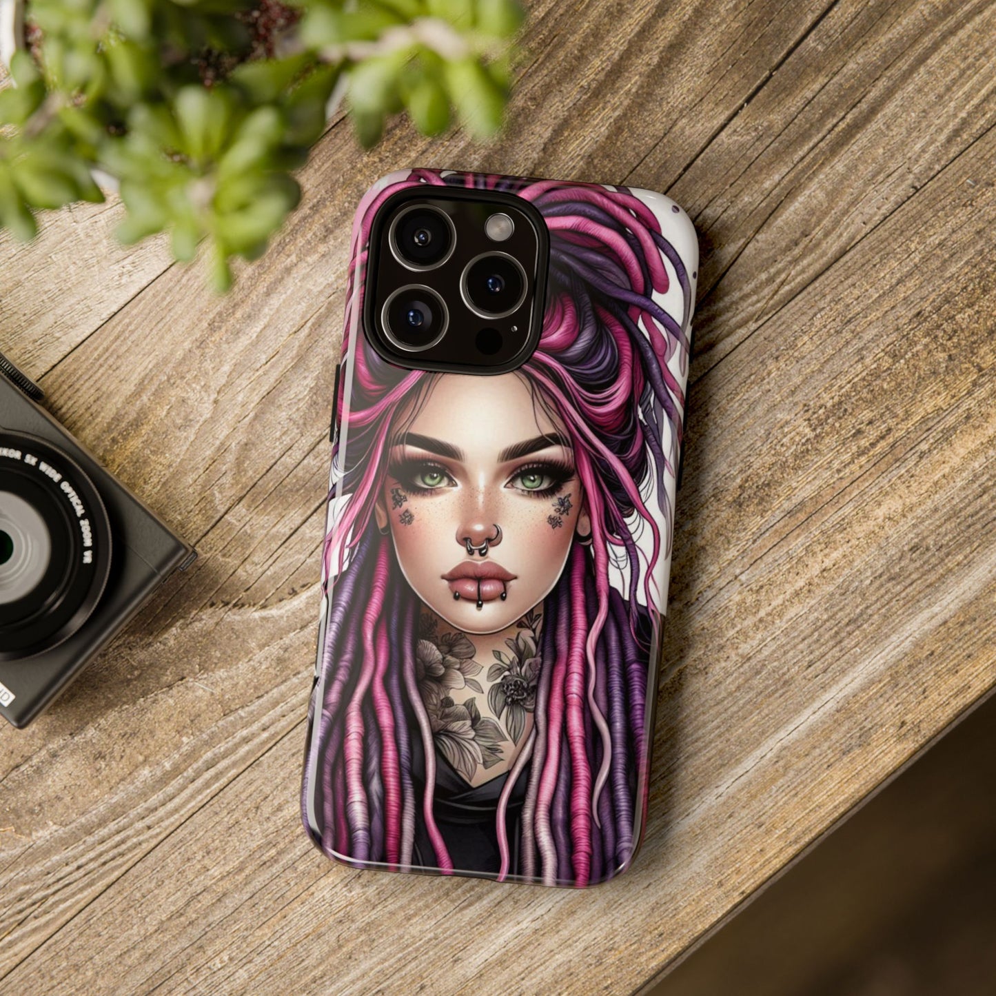 Neon Gothic Beauty Mobile Case