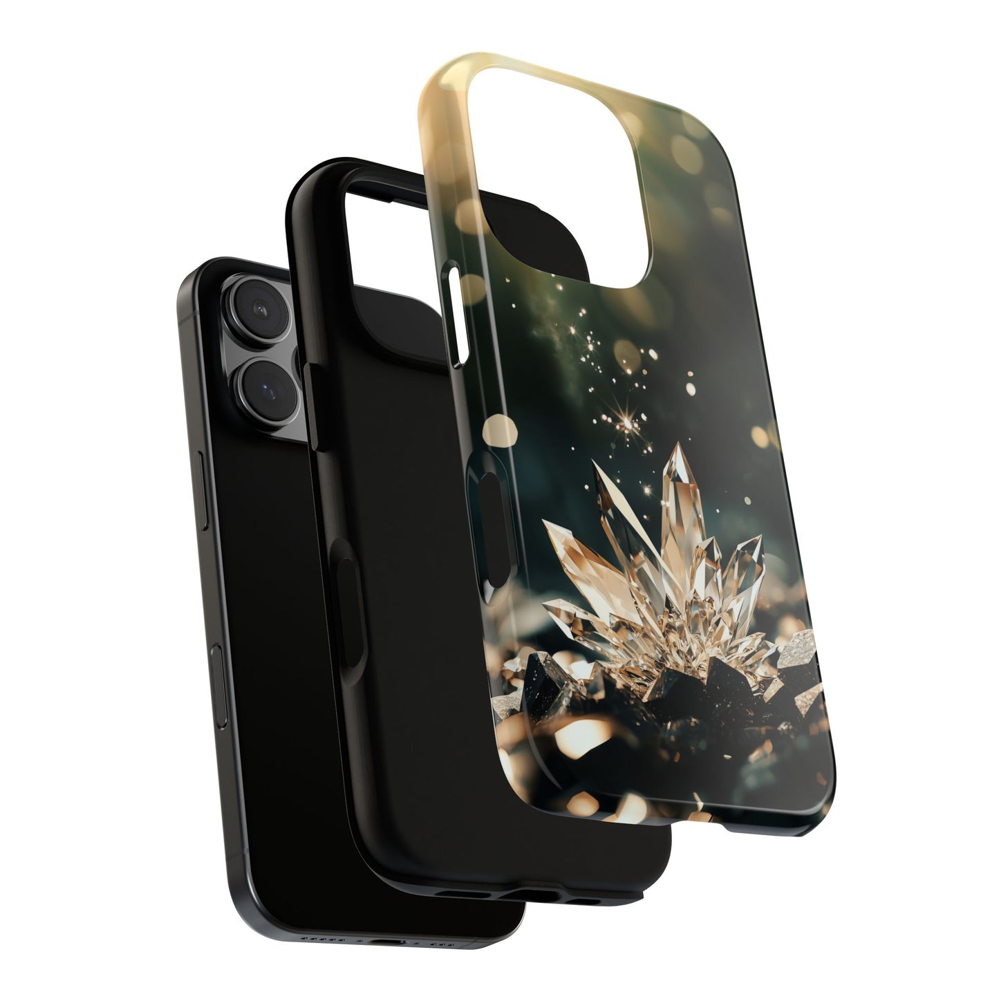 Crystal Stone Sparkle Phone Case – iPhone, Google Pixel, Samsung