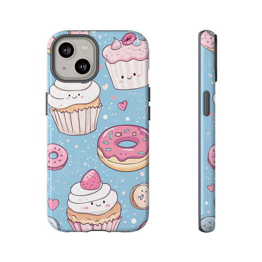 Pastel Kawaii Treats: Anime Dessert Phone Case for iPhone, Samsung, Google Pixel