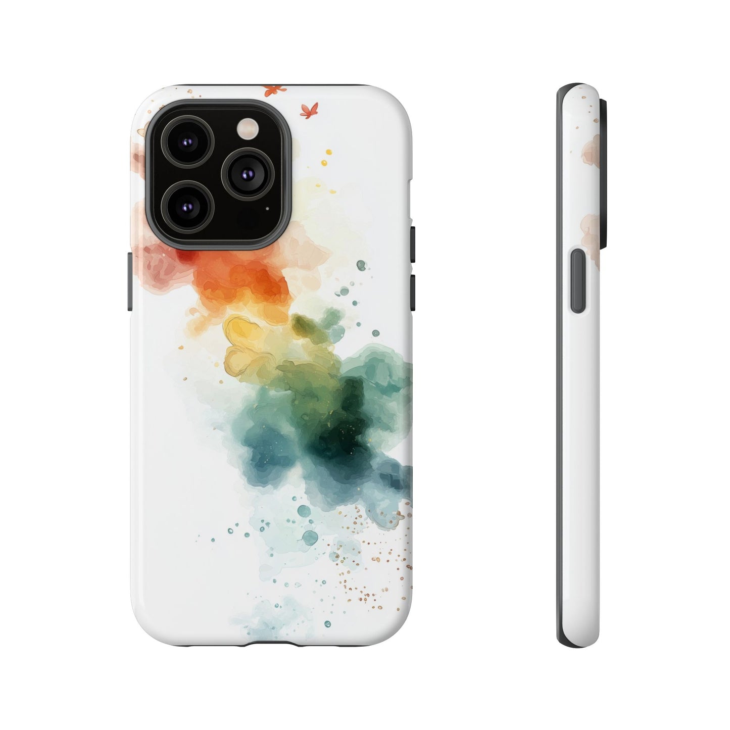 Whirlwind Rainbow Watercolor Phone Case for iPhone, google Pixel & Samsung