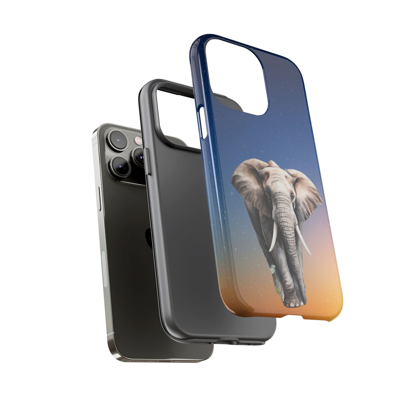 Celestial Elephant Mobile Cover – Dreamy Night Sky Aesthetic