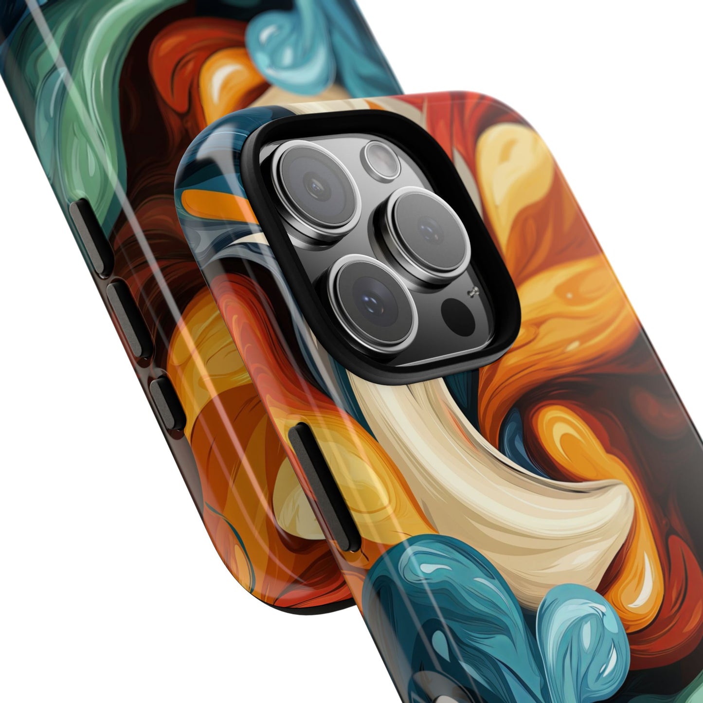 Color Current – Fluid Energy Abstract Phone Case for iPhone, Samsung & Pixel