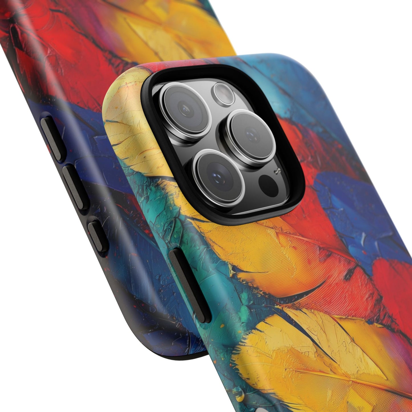Tropical Macaw Feather Phone Case for iPhone, Samsung & Google Pixel