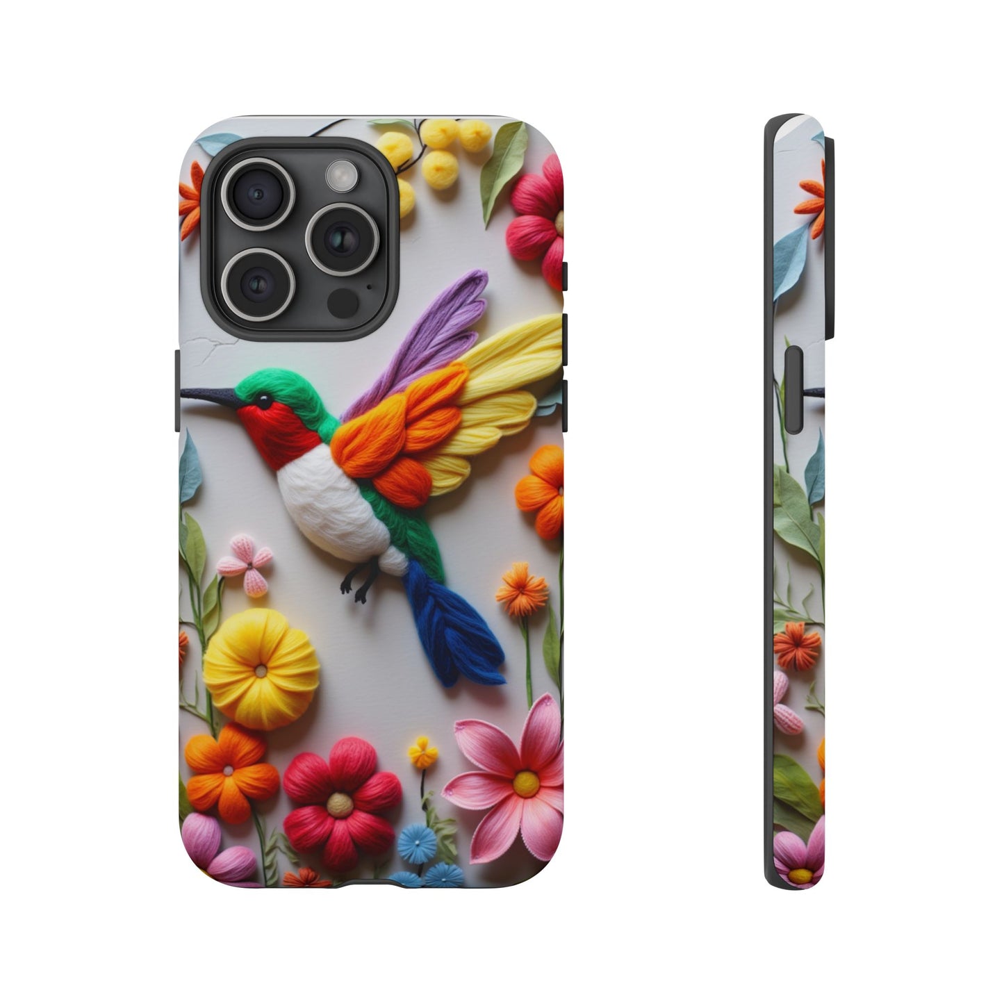 Elegant Hummingbird with Floral Mosaic Design | Nature's Artistic Vibes | Pixel 8 pro